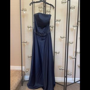 Dessy Collection Midnight Blue Formal Dress Size 6